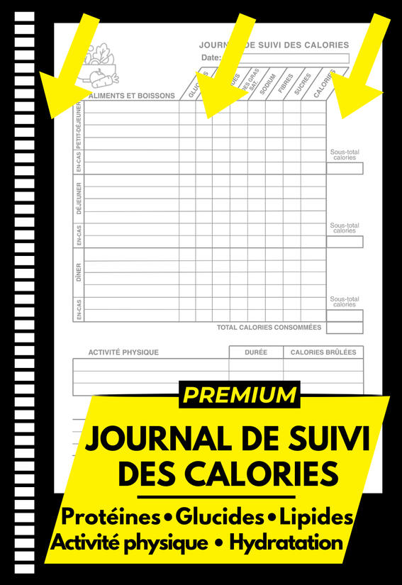 SUIVI CALORIES PREMIUM N&B